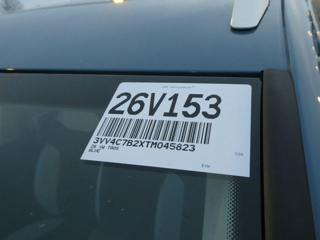 new 2026 Volkswagen Taos car, priced at $37,124