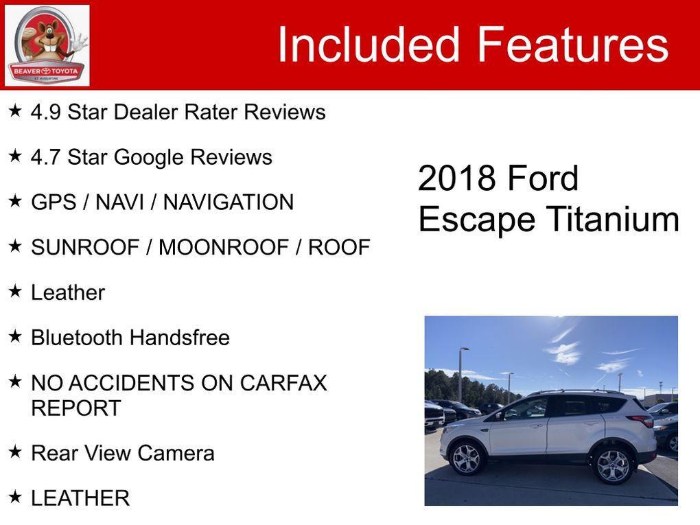 used 2018 Ford Escape car, priced at $15,900