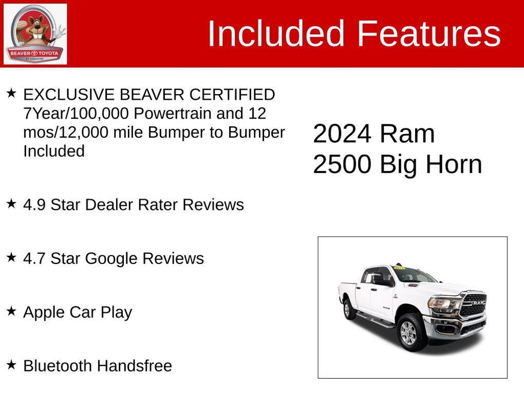 used 2024 Ram 2500 car, priced at $45,000