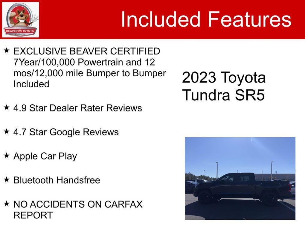 used 2023 Toyota Tundra car, priced at $39,900