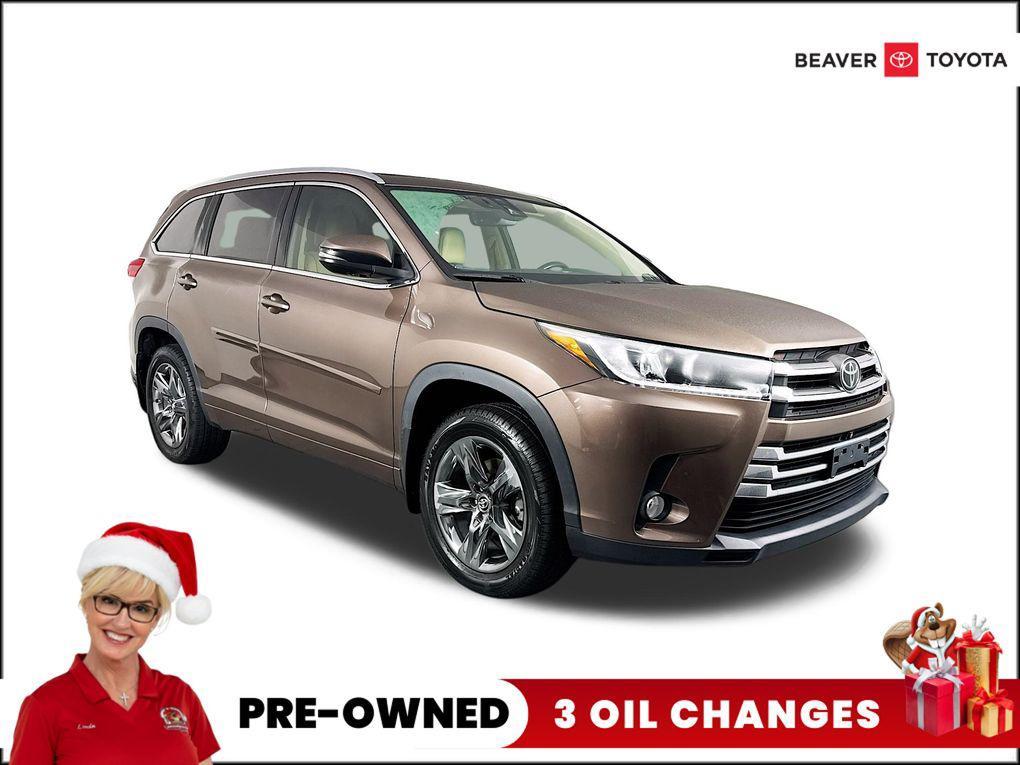 used 2018 Toyota Highlander car, priced at $25,000