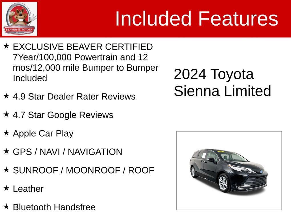 used 2024 Toyota Sienna car, priced at $48,500
