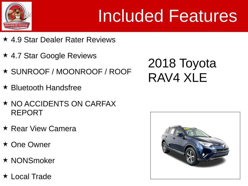used 2018 Toyota RAV4 car, priced at $17,600