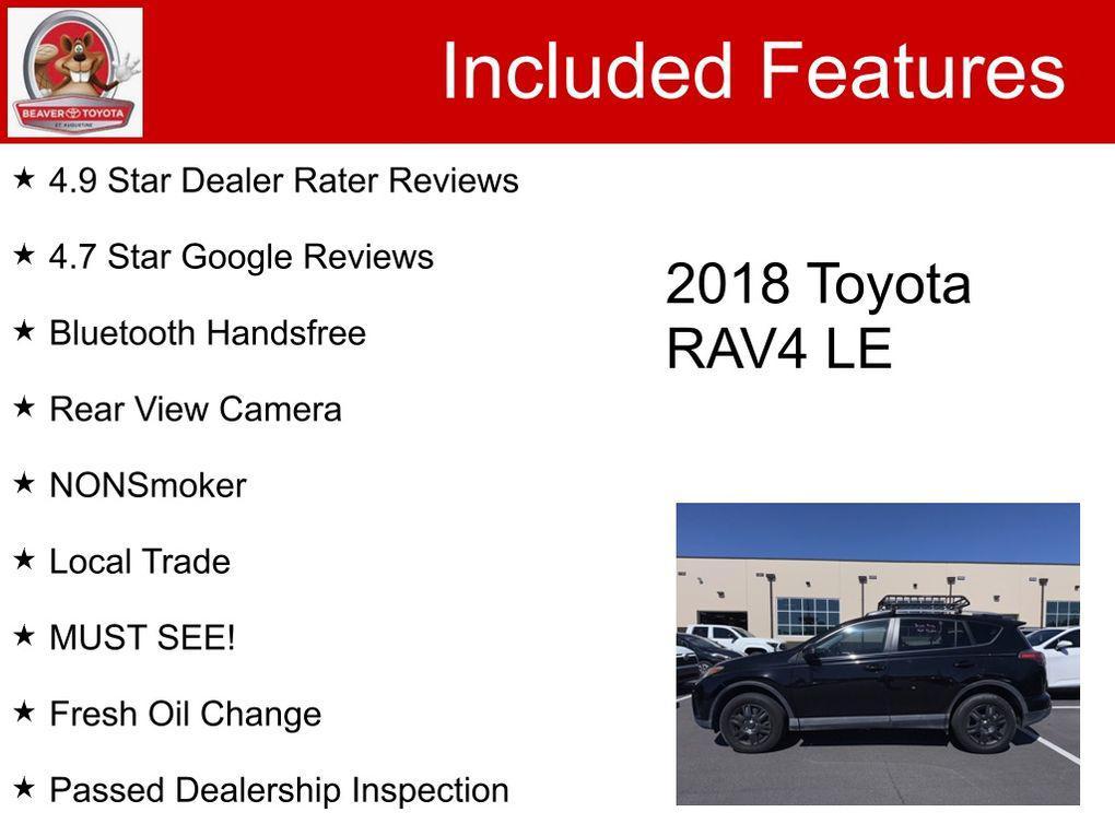 used 2018 Toyota RAV4 car, priced at $16,200