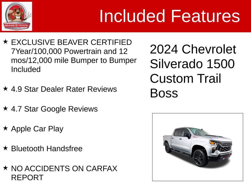 used 2024 Chevrolet Silverado 1500 car, priced at $42,800