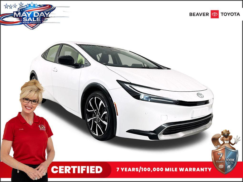 used 2025 Toyota Prius Plug-In Hybrid car, priced at $33,100