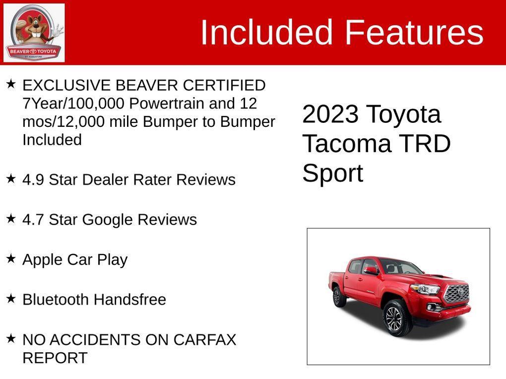 used 2023 Toyota Tacoma car, priced at $36,000