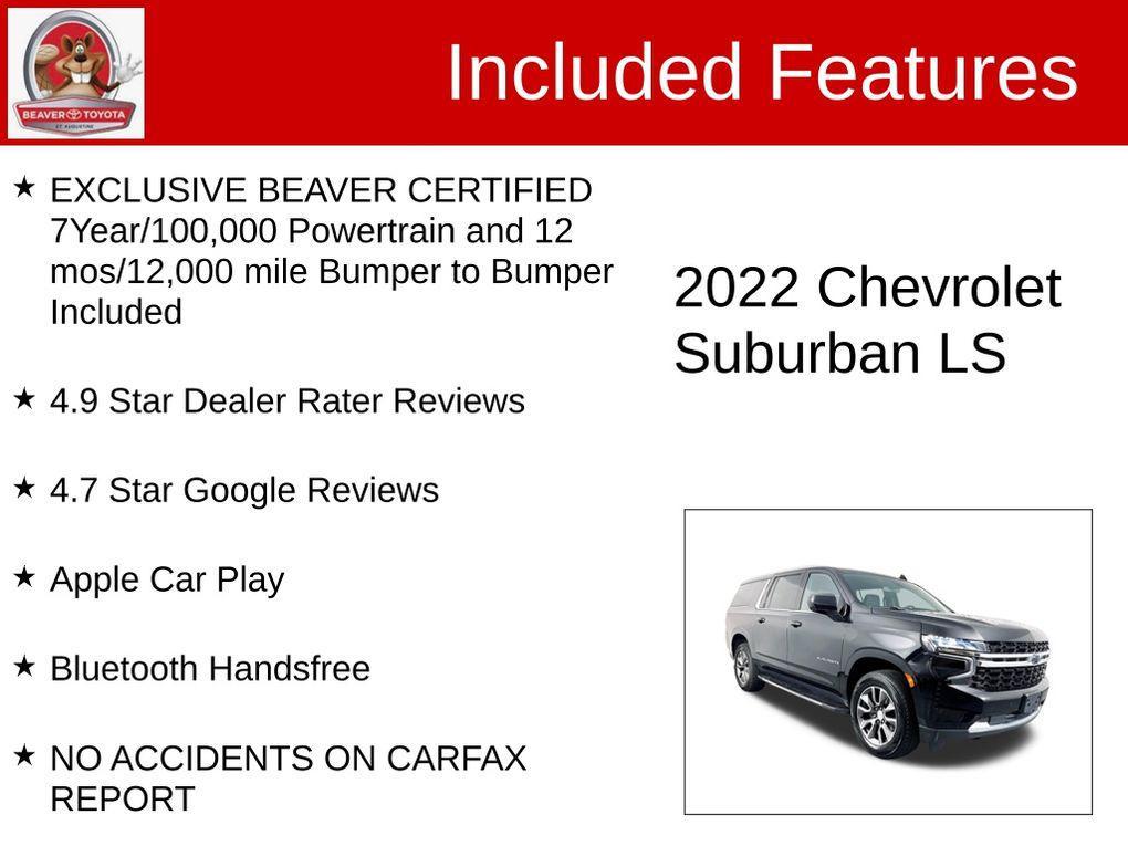 used 2022 Chevrolet Suburban car, priced at $43,500