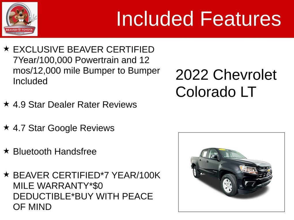 used 2022 Chevrolet Colorado car, priced at $26,700