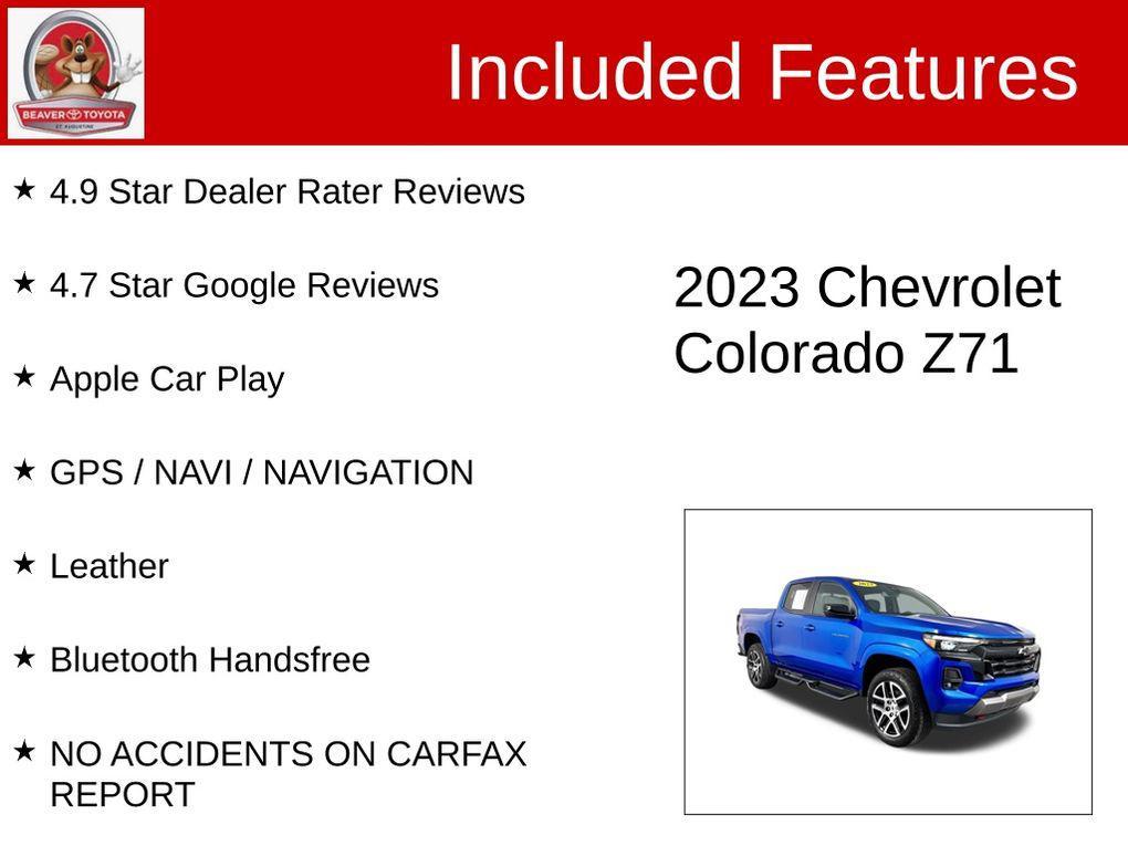 used 2023 Chevrolet Colorado car, priced at $35,400