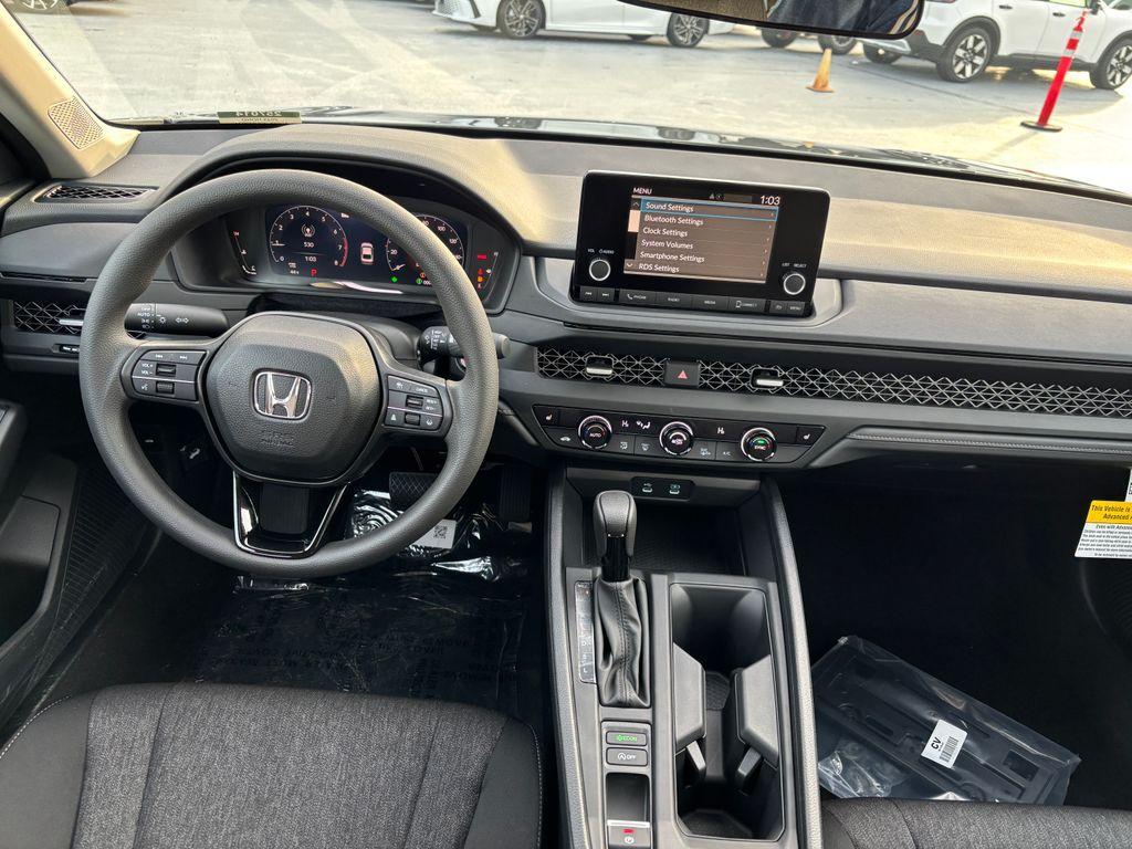 new 2025 Honda Accord car, priced at $30,996