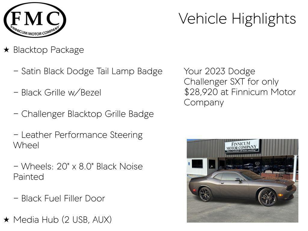 used 2023 Dodge Challenger car, priced at $28,920