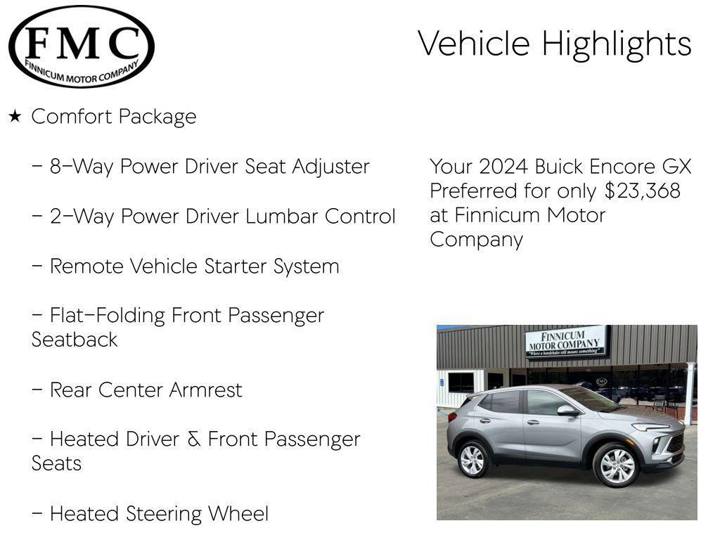 used 2024 Buick Encore GX car, priced at $23,368