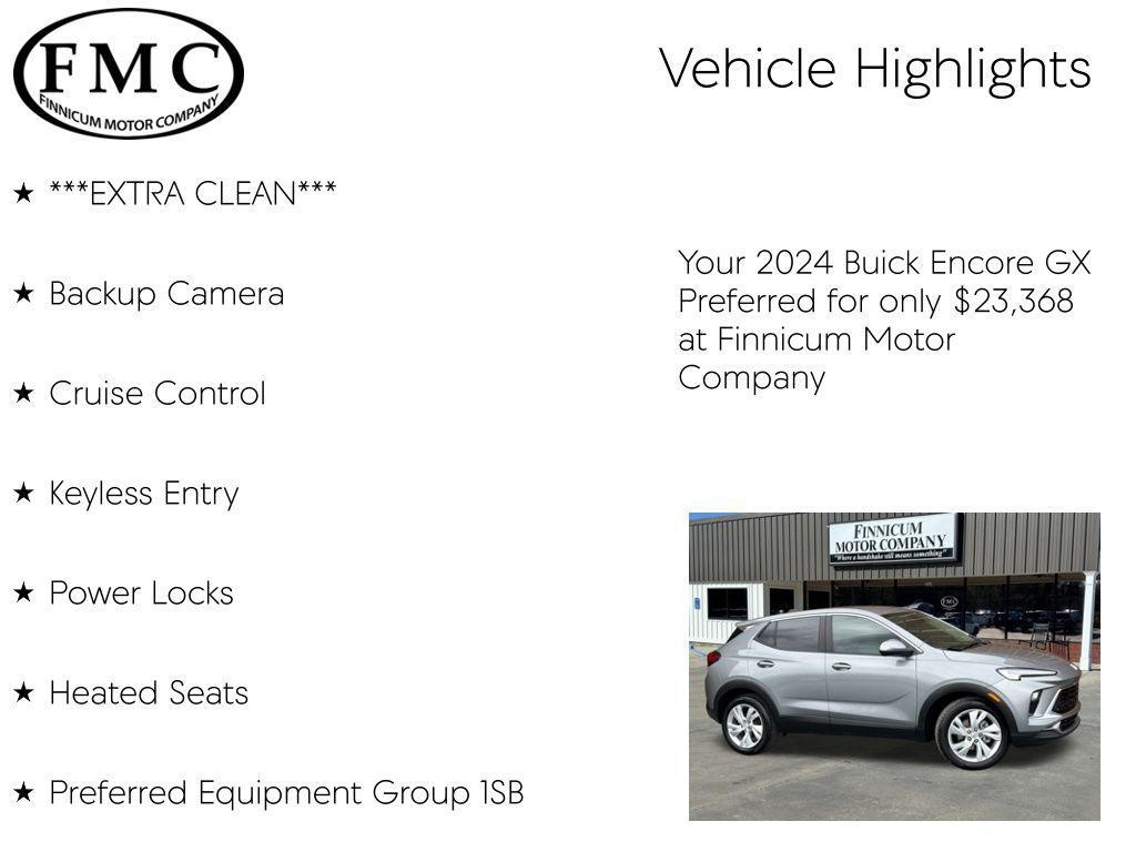used 2024 Buick Encore GX car, priced at $23,368