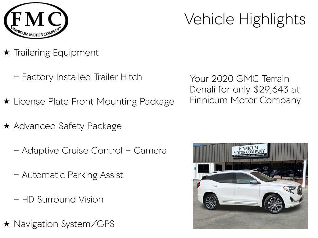 used 2020 GMC Terrain car, priced at $29,643