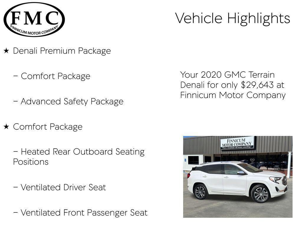used 2020 GMC Terrain car, priced at $29,643
