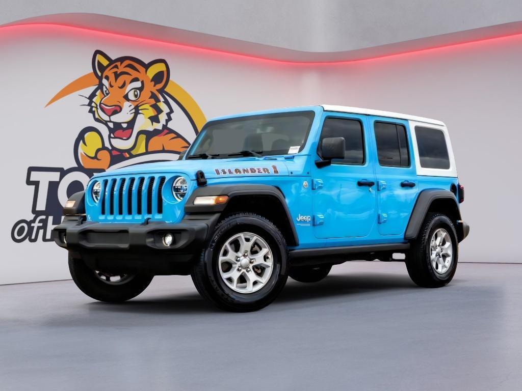 used 2021 Jeep Wrangler Unlimited car, priced at $25,896