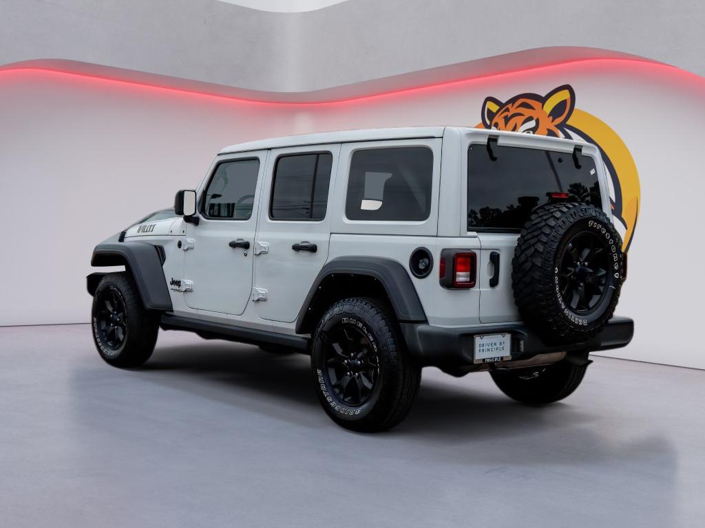 used 2021 Jeep Wrangler car, priced at $29,816