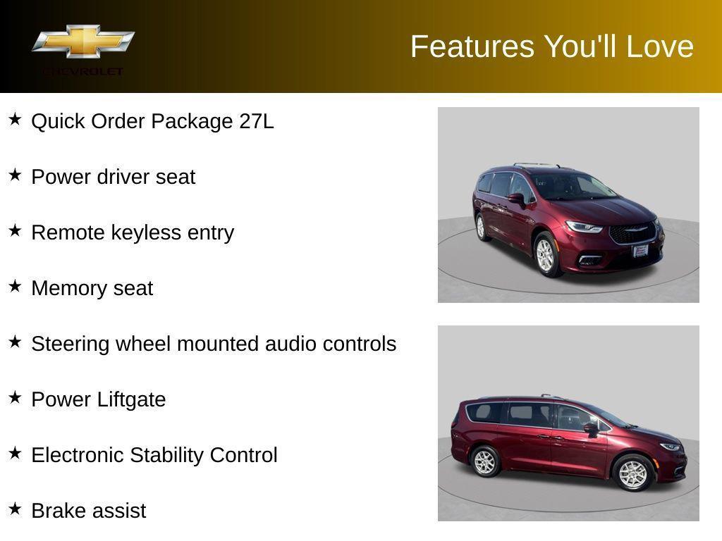 used 2021 Chrysler Pacifica car, priced at $22,457