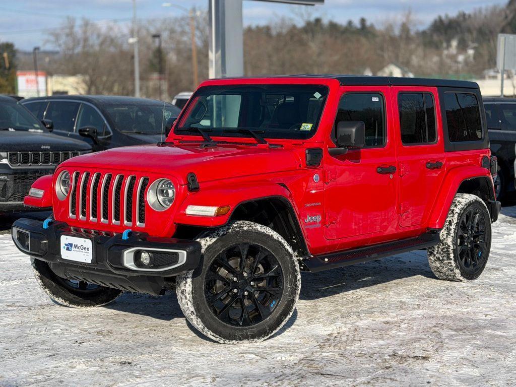 used 2022 Jeep Wrangler Unlimited 4xe car, priced at $25,352