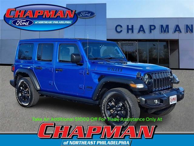 used 2021 Jeep Wrangler Unlimited car, priced at $28,699