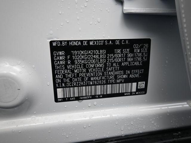 new 2026 Honda HR-V car, priced at $29,083