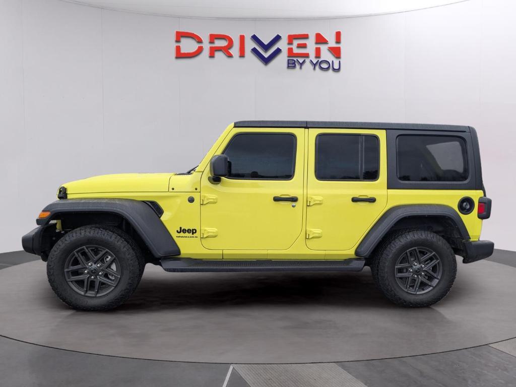 used 2024 Jeep Wrangler car, priced at $35,602