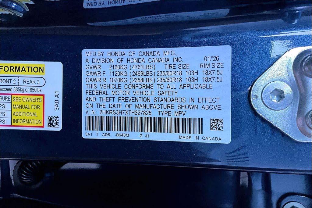 new 2026 Honda CR-V car, priced at $36,850