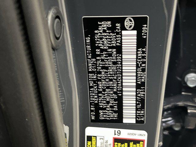 new 2026 Toyota Camry car, priced at $29,638