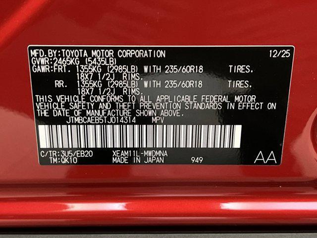 new 2026 Toyota bZ car, priced at $33,797