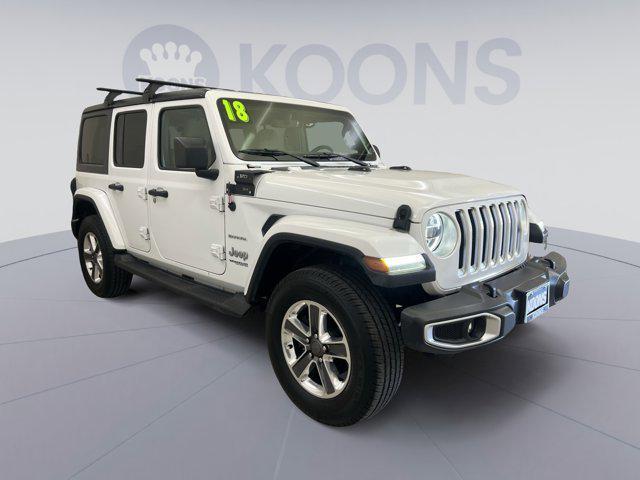 used 2018 Jeep Wrangler Unlimited car, priced at $19,437