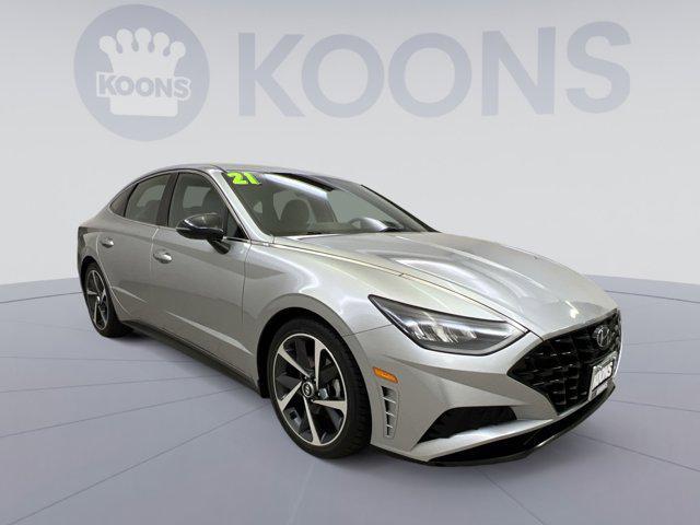 used 2021 Hyundai Sonata car, priced at $19,052