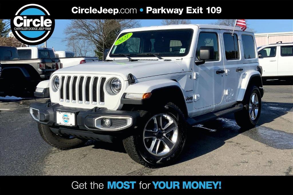 used 2021 Jeep Wrangler Unlimited car, priced at $25,490