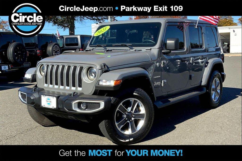 used 2021 Jeep Wrangler Unlimited car, priced at $28,498