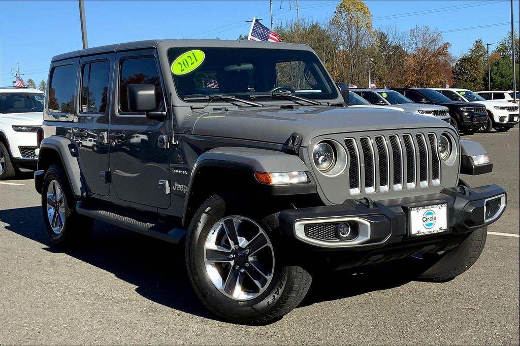 used 2021 Jeep Wrangler Unlimited car, priced at $28,498