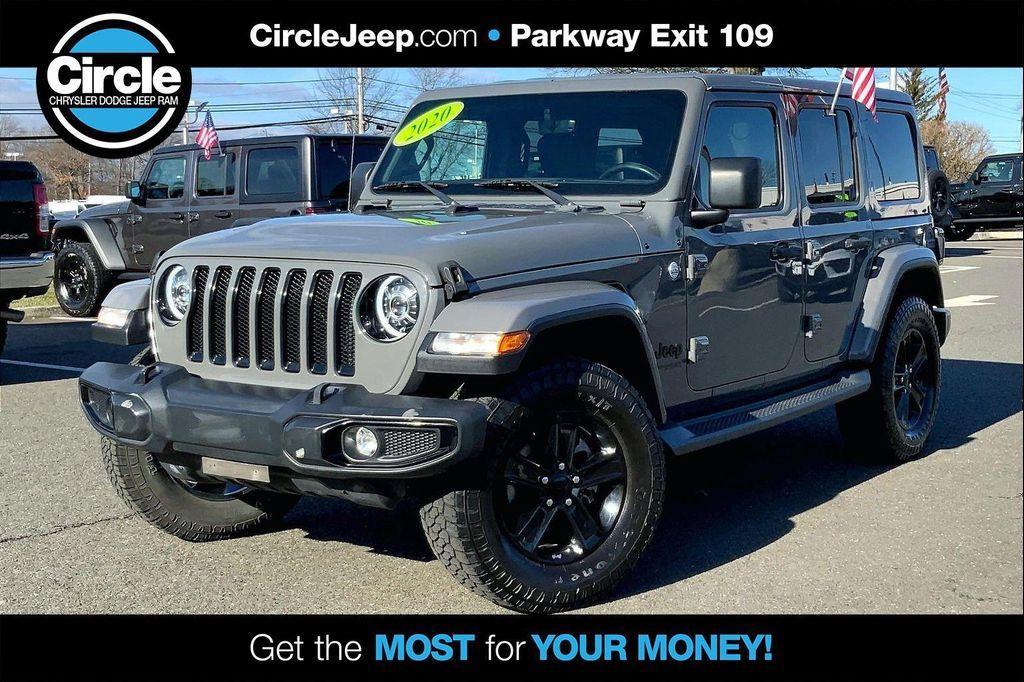 used 2020 Jeep Wrangler Unlimited car, priced at $26,490