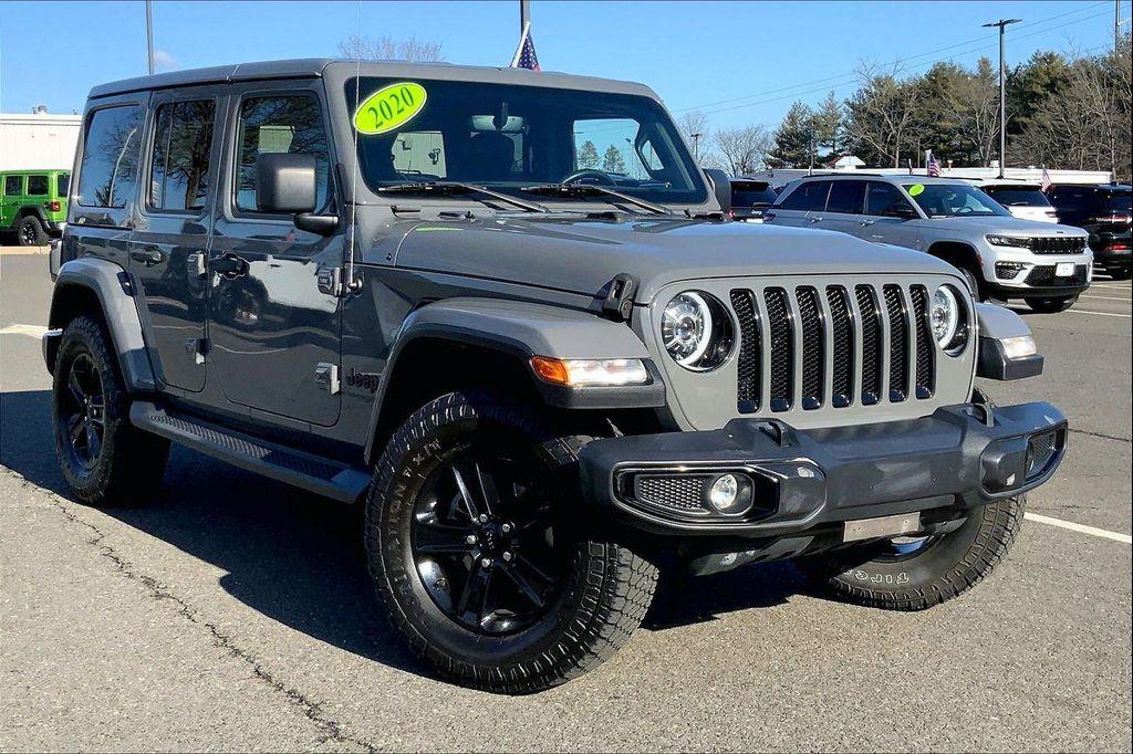 used 2020 Jeep Wrangler Unlimited car, priced at $26,490