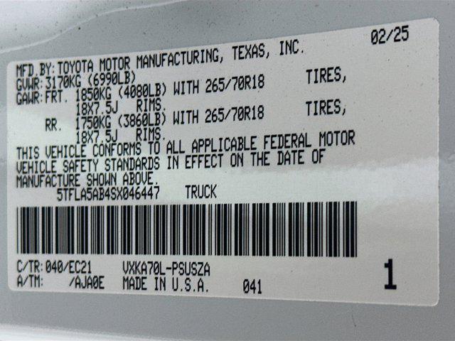 used 2025 Toyota Tundra car, priced at $40,997