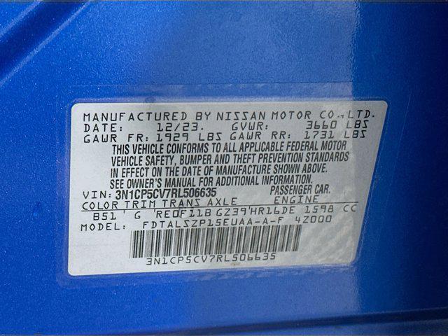 used 2024 Nissan Kicks car, priced at $16,497