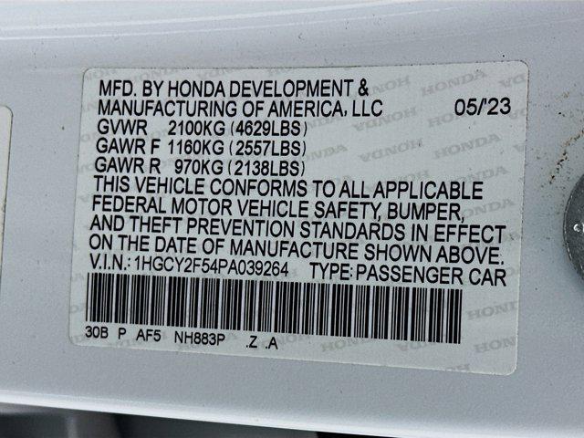 used 2023 Honda Accord Hybrid car, priced at $25,487