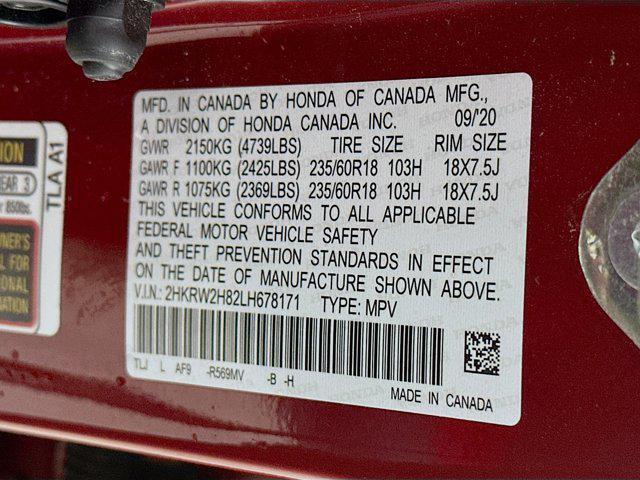 used 2020 Honda CR-V car, priced at $24,487