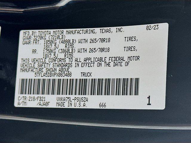 used 2023 Toyota Tundra car, priced at $42,686