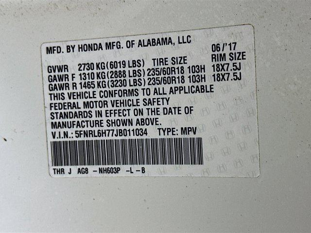 used 2018 Honda Odyssey car, priced at $16,987