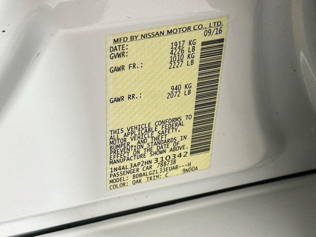 used 2017 Nissan Altima car, priced at $8,396