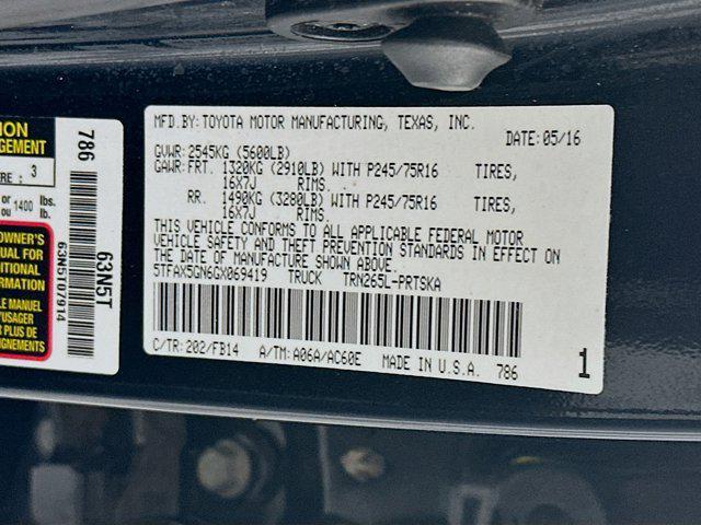 used 2016 Toyota Tacoma car, priced at $21,695