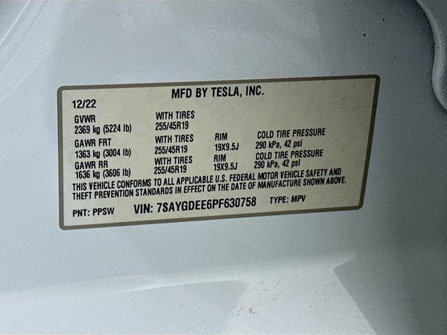 used 2023 Tesla Model Y car, priced at $28,496