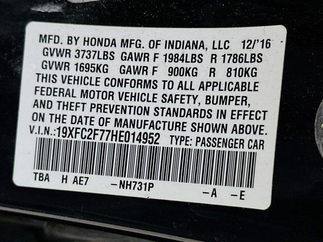 used 2017 Honda Civic car, priced at $10,697