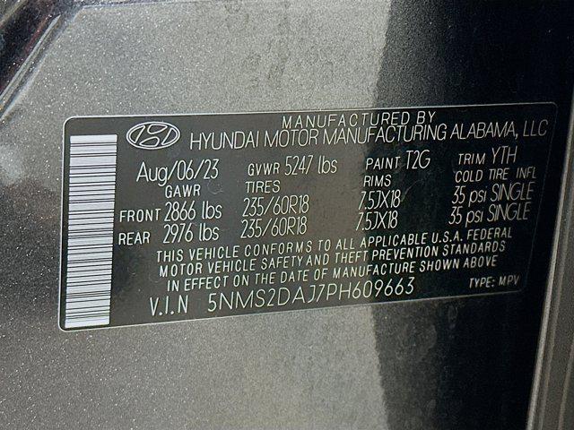 used 2023 Hyundai Santa Fe car, priced at $20,397