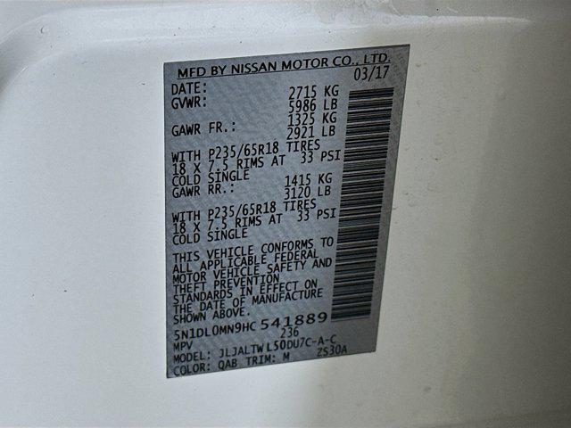 used 2017 INFINITI QX60 car, priced at $8,996