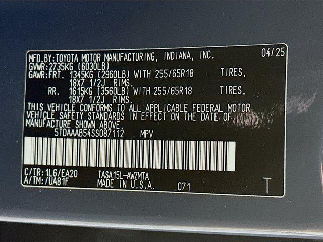 used 2025 Toyota Grand Highlander car, priced at $40,496